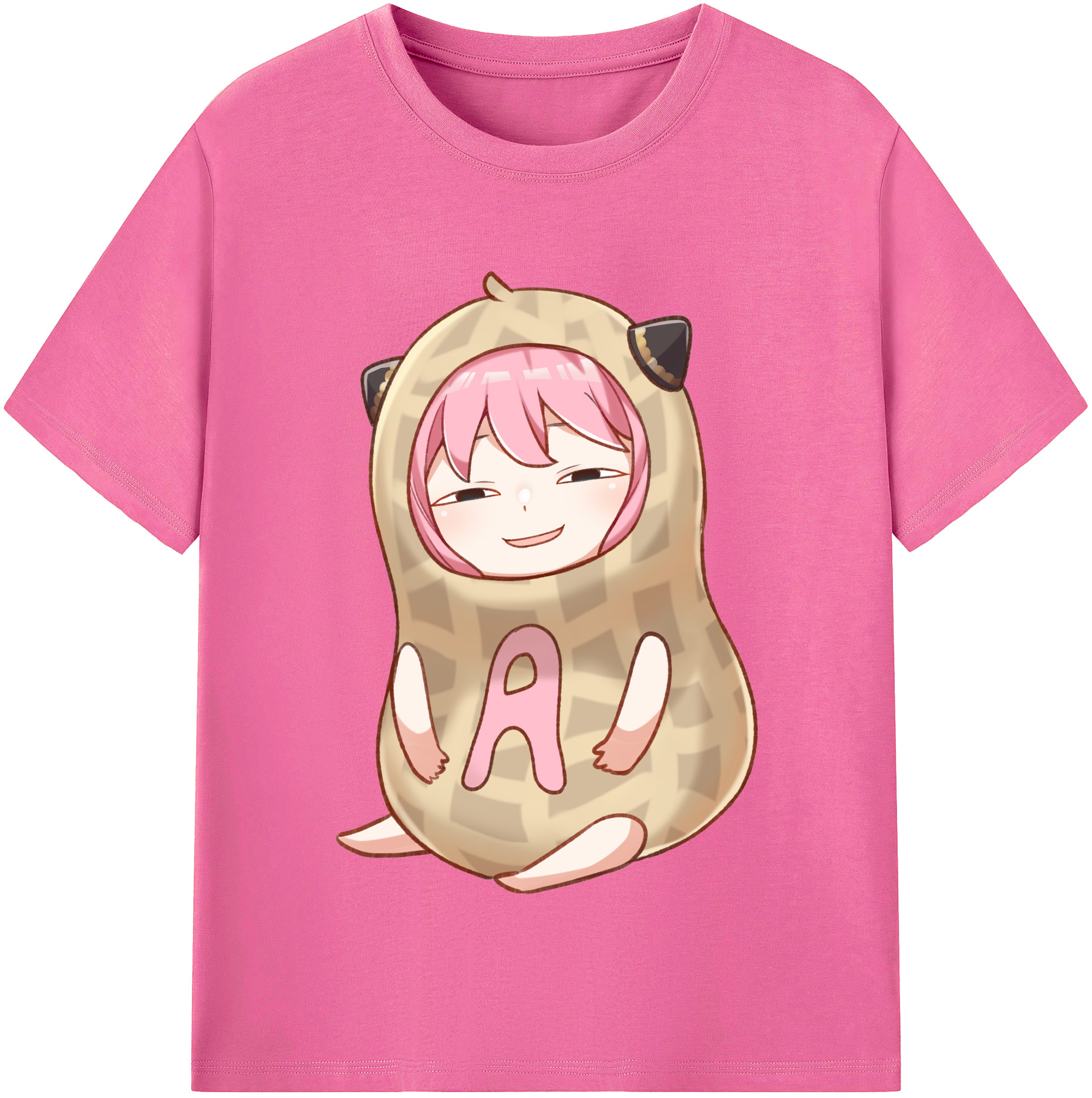 （画像用） SPY×FAMILY间谍家家酒 レディースカジュアルプリントTシャツ（綿100％）